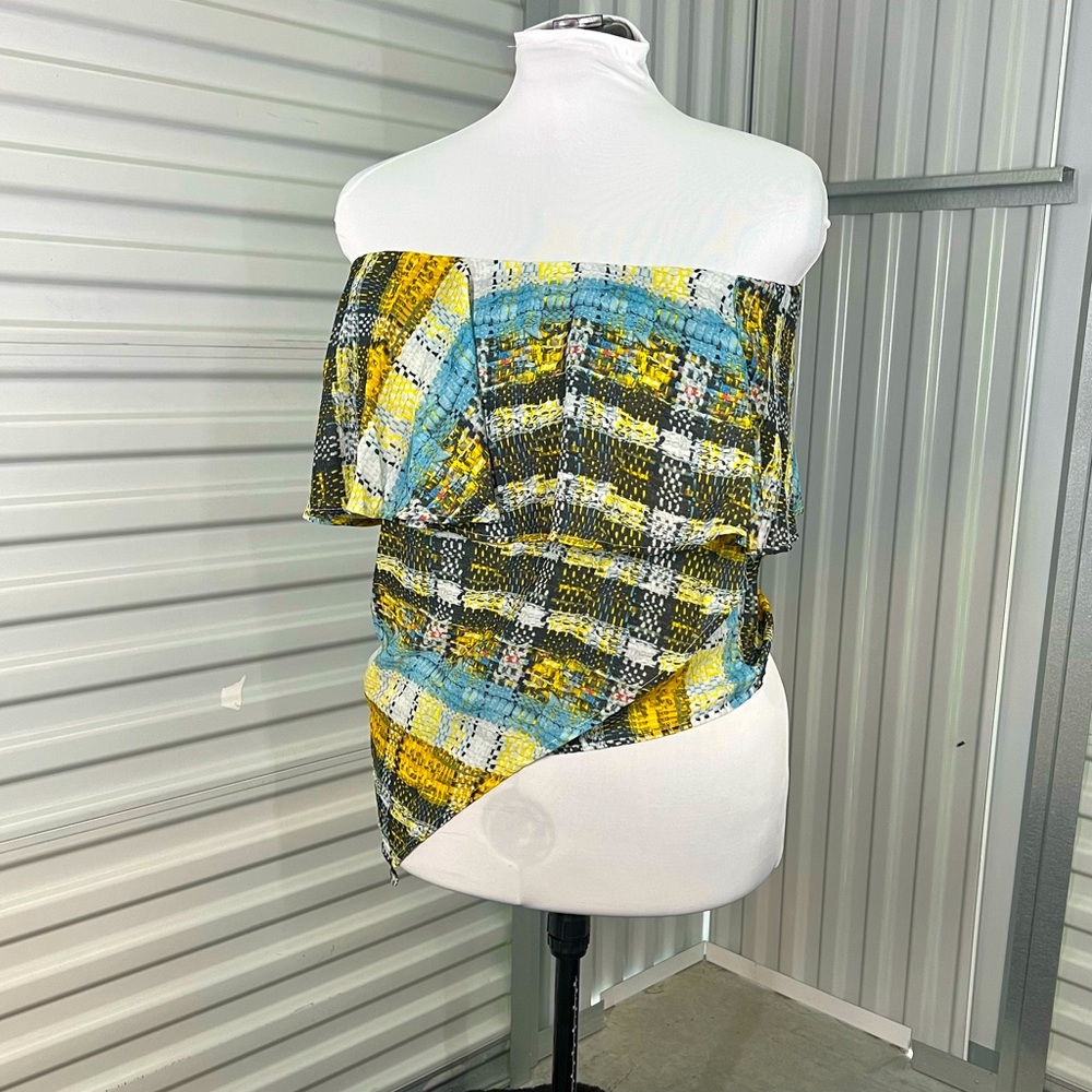Project runway XL strapless blouse